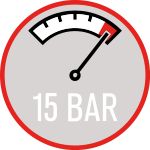 Symbol 15 Bar Pumpe